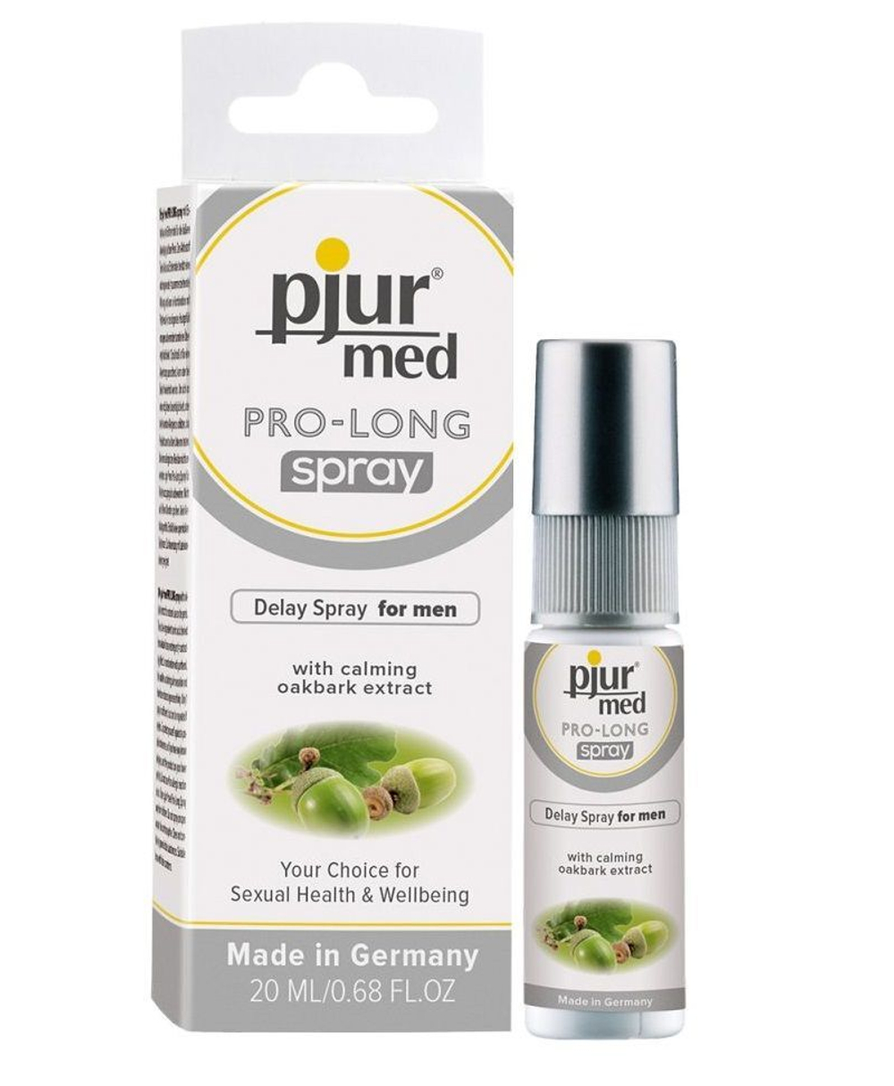 Пролонгирующий спрей с экстрактом дуба и пантенолом Pjur Med Pro-long Spray - 20 мл.