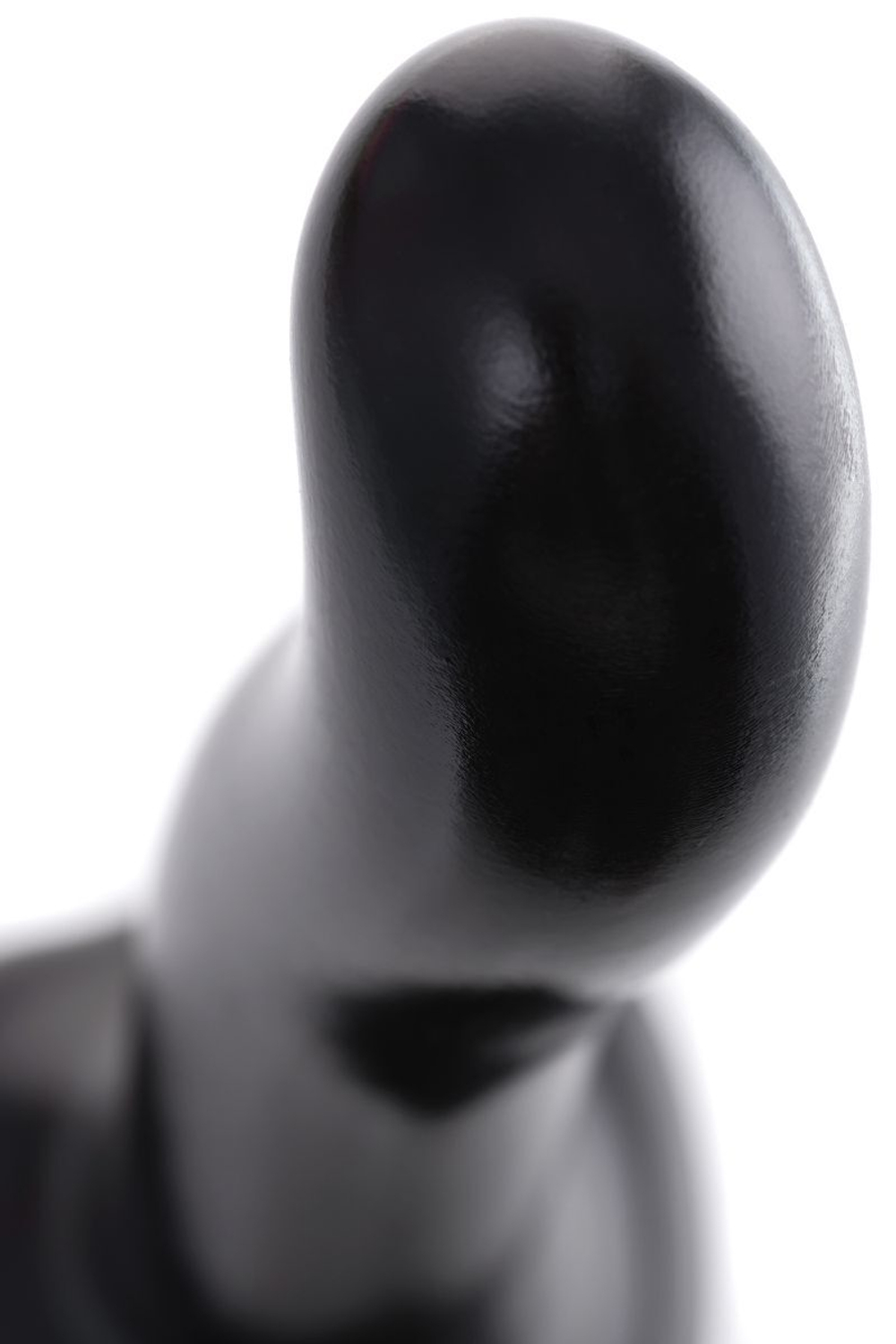 Черный стимулятор для пар p&g-spot dildo size m - 18 см.