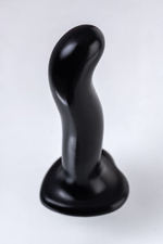 Черный стимулятор для пар p&g-spot dildo size l - 19 см.