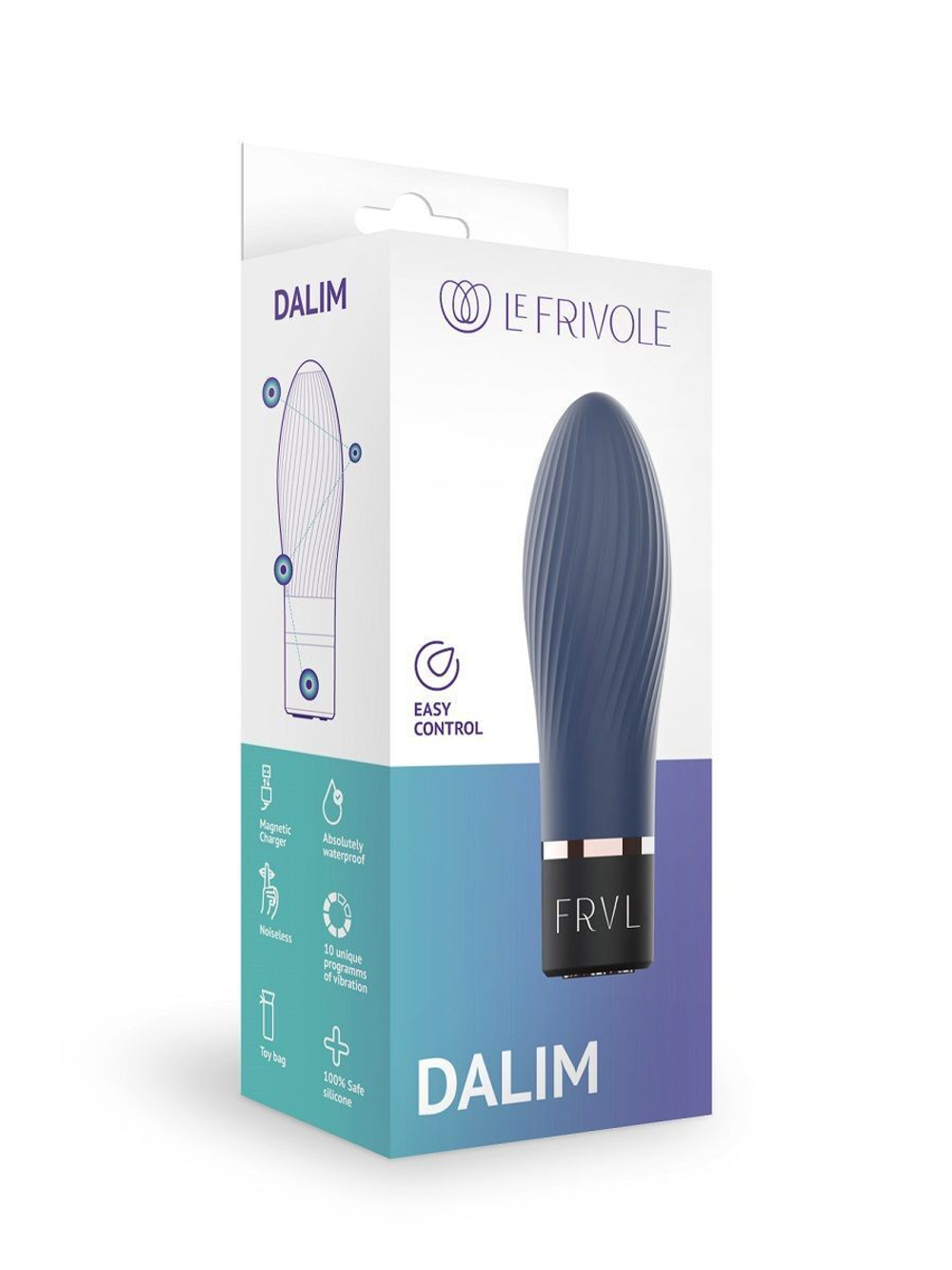 Мини-вибратор Dalim - 10 см.