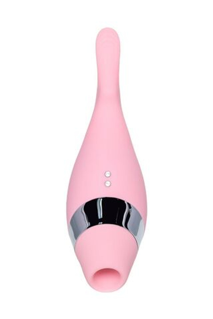 Розовый многофункциональный стимулятор Dahlia - 14 см.