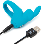 Эрекционное виброкольцо happy rabbit rechargeable rabbit cock ring