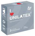 Презервативы с рёбрами Unilatex Ribbed