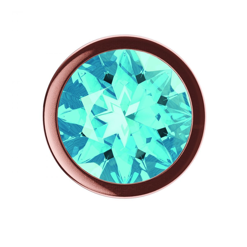 Пробка цвета розового золота с кристаллом Diamond Shine