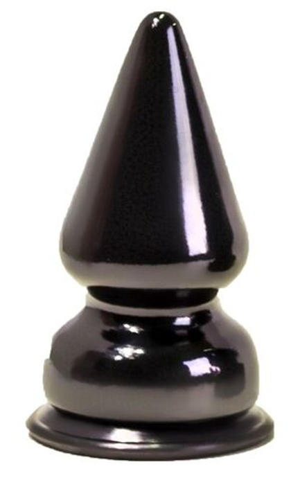 Чёрный анальный плаг MAGNUM