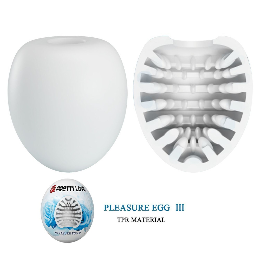 Снежное наслаждение мастурбатор-яйцо Pleasure Egg III