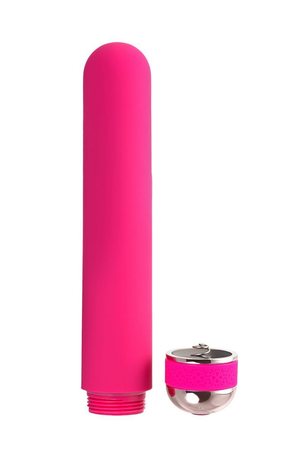 Розовый нереалистичный вибратор Mastick