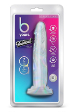Прозрачный фаллоимитатор-реалистик crystal - 19 см.