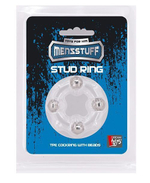 Эрекционное кольцо с 4 бусинами menzstuff stud ring clear