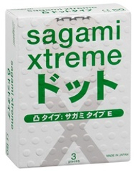 Презервативы sagami xtreme type-e с точками
