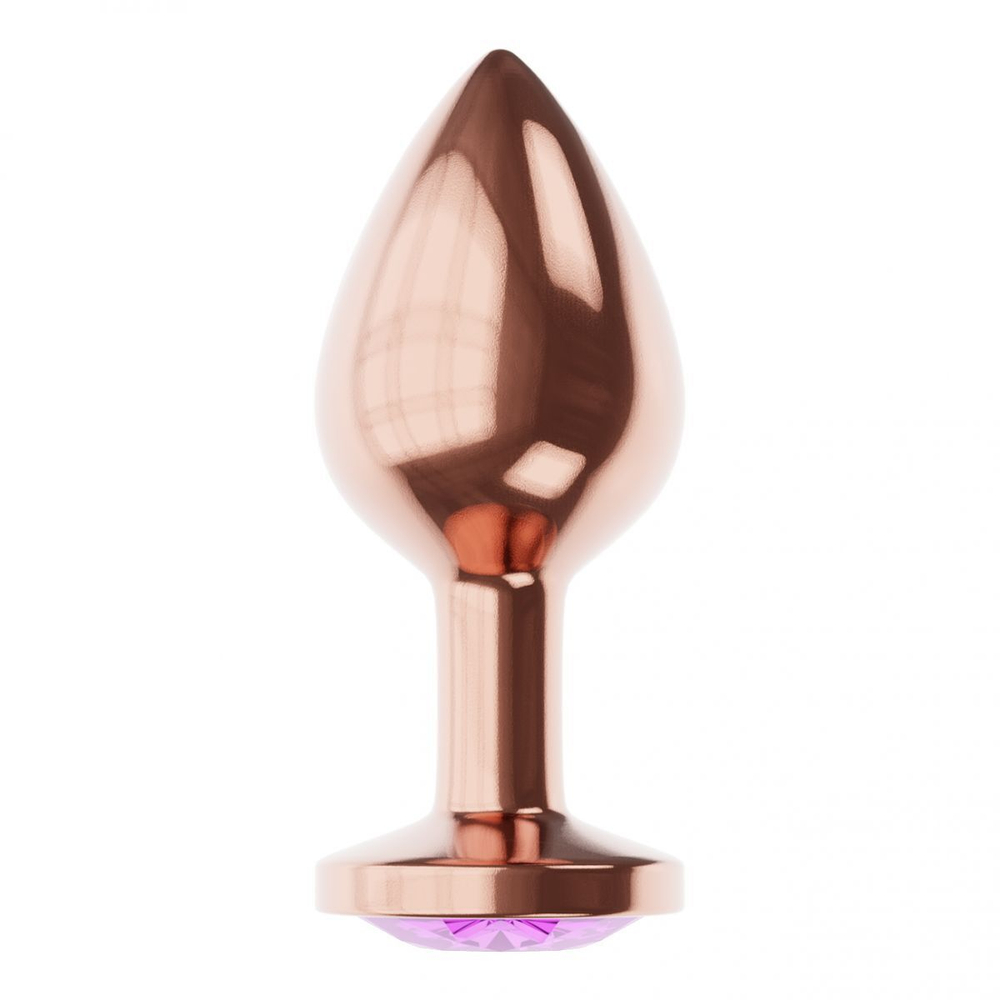 Пробка цвета розового золота с кристаллом Diamond Shine