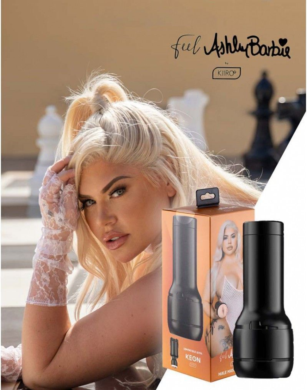 Реалистичная вагина Ashley Barbie в колбе Feel-Ashley
