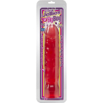 Большой розовый фаллоимитатор crystal big boy - 29,5 см.