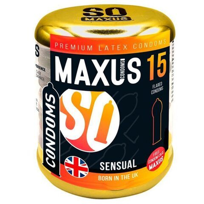 Презервативы анатомической формы Maxus Sensual