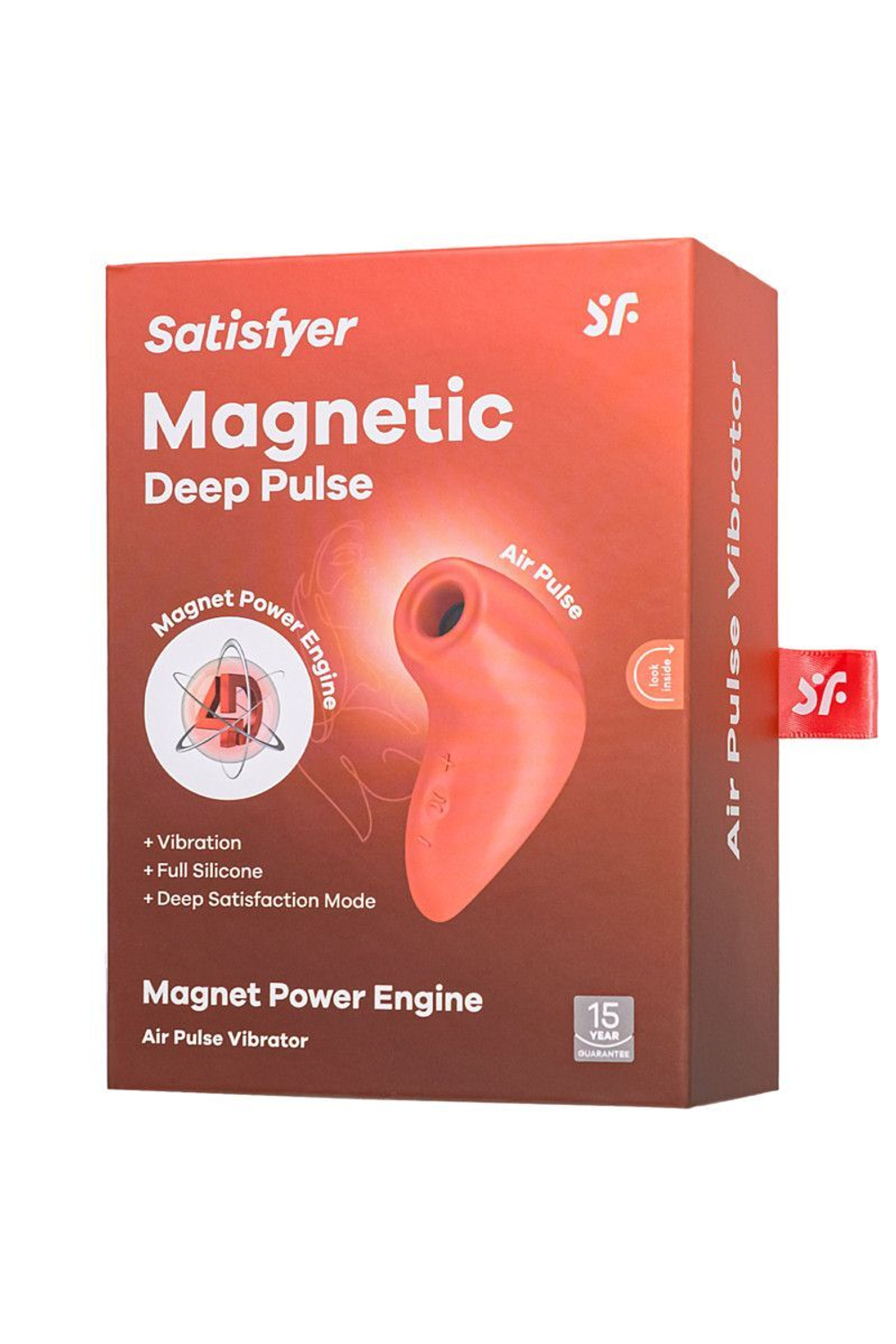 Оранжевый вакуумный стимулятор magnetic deep pulse