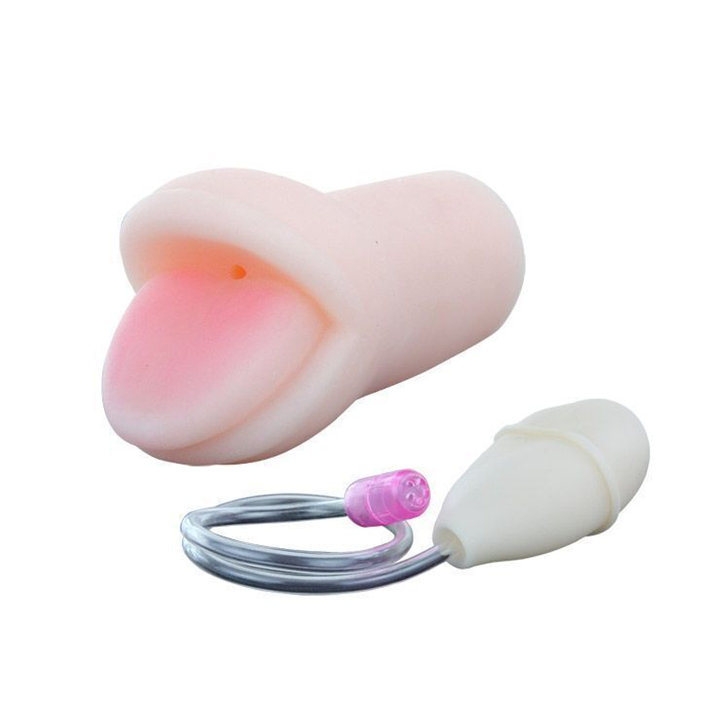 Мягкий реалистичный рот с вакуумом PleasurePro