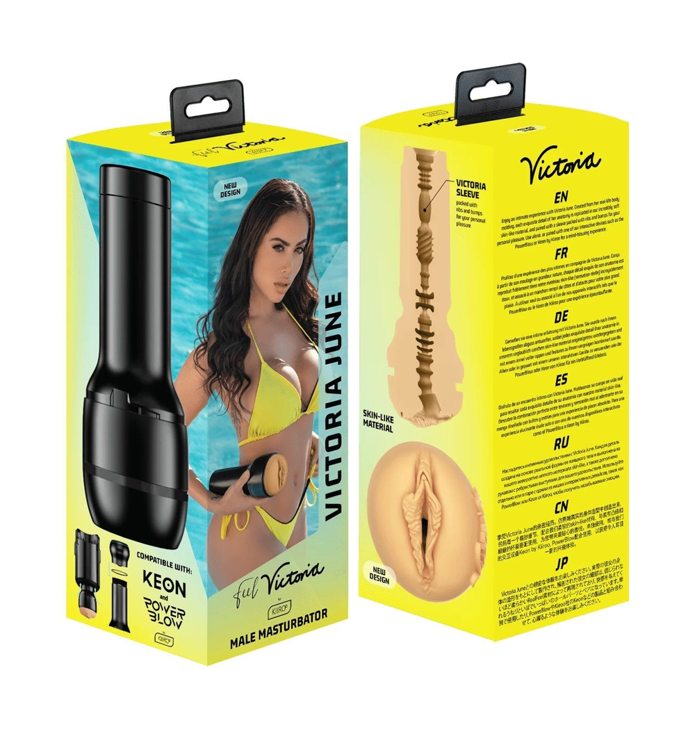 Реалистичный мастурбатор Victoria June с эффектом оргазма FeelVictoria