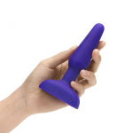 Анальная вибропробка с 3 источниками вибрации TRIO REMOTE CONTROL PLUG - 13,5 см.
