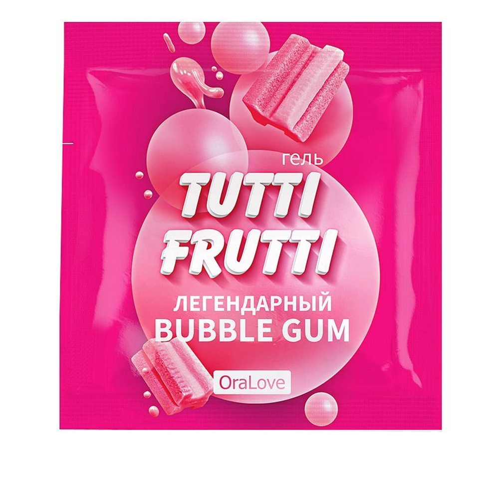 Гель-смазка Tutti-Frutti со вкусом
