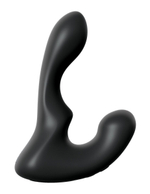 Черный анальный вибростимулятор p-spot milker - 14 см.