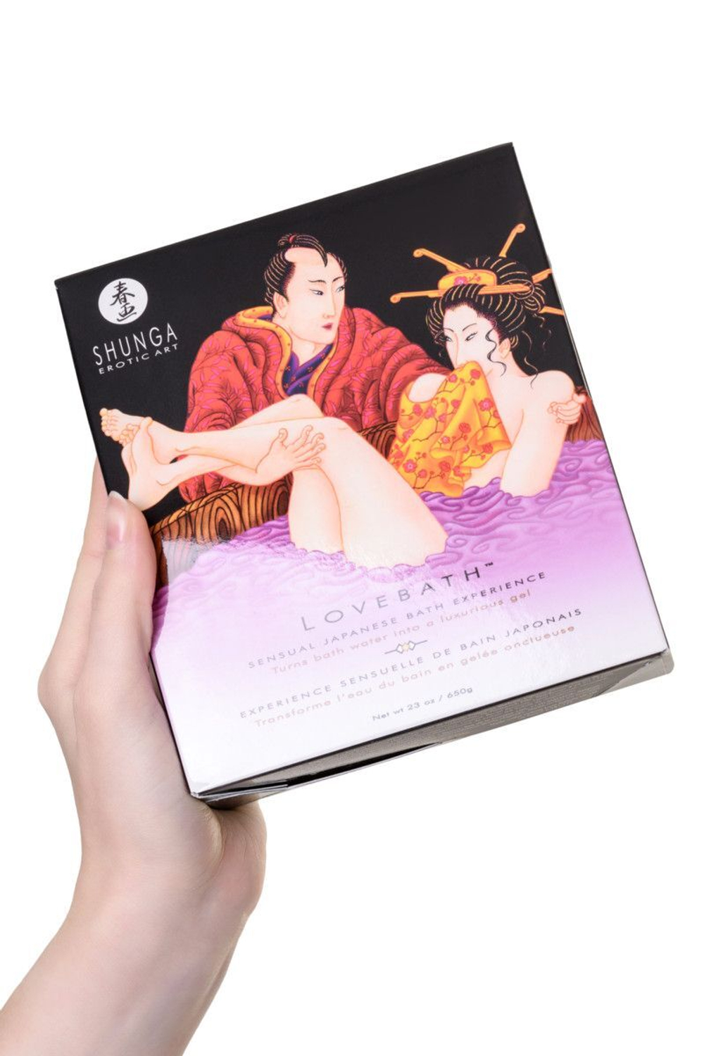 Соль для ванны lovebath, превращающая воду в гель - 650 гр.
