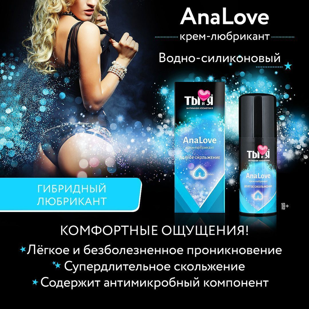 Анальный водно-силиконовый лубрикант AnaLove