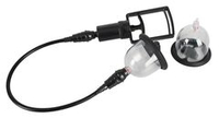 Вакуумная помпа для сосков с вибрацией bad kitty vibrating nipple cups