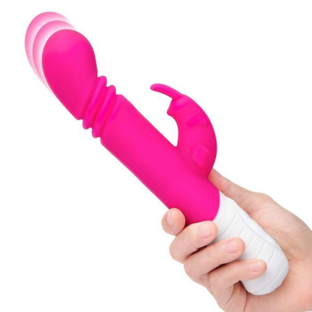 Массажер для G-точки Slim Shaft thrusting G-spot Rabbit - 23 см.