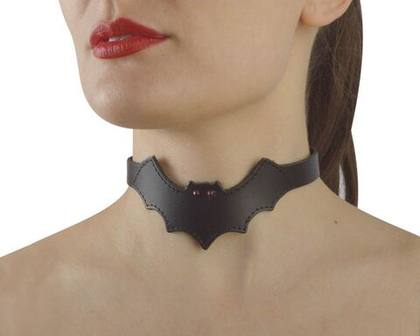 Черный чокер  летучая мышь