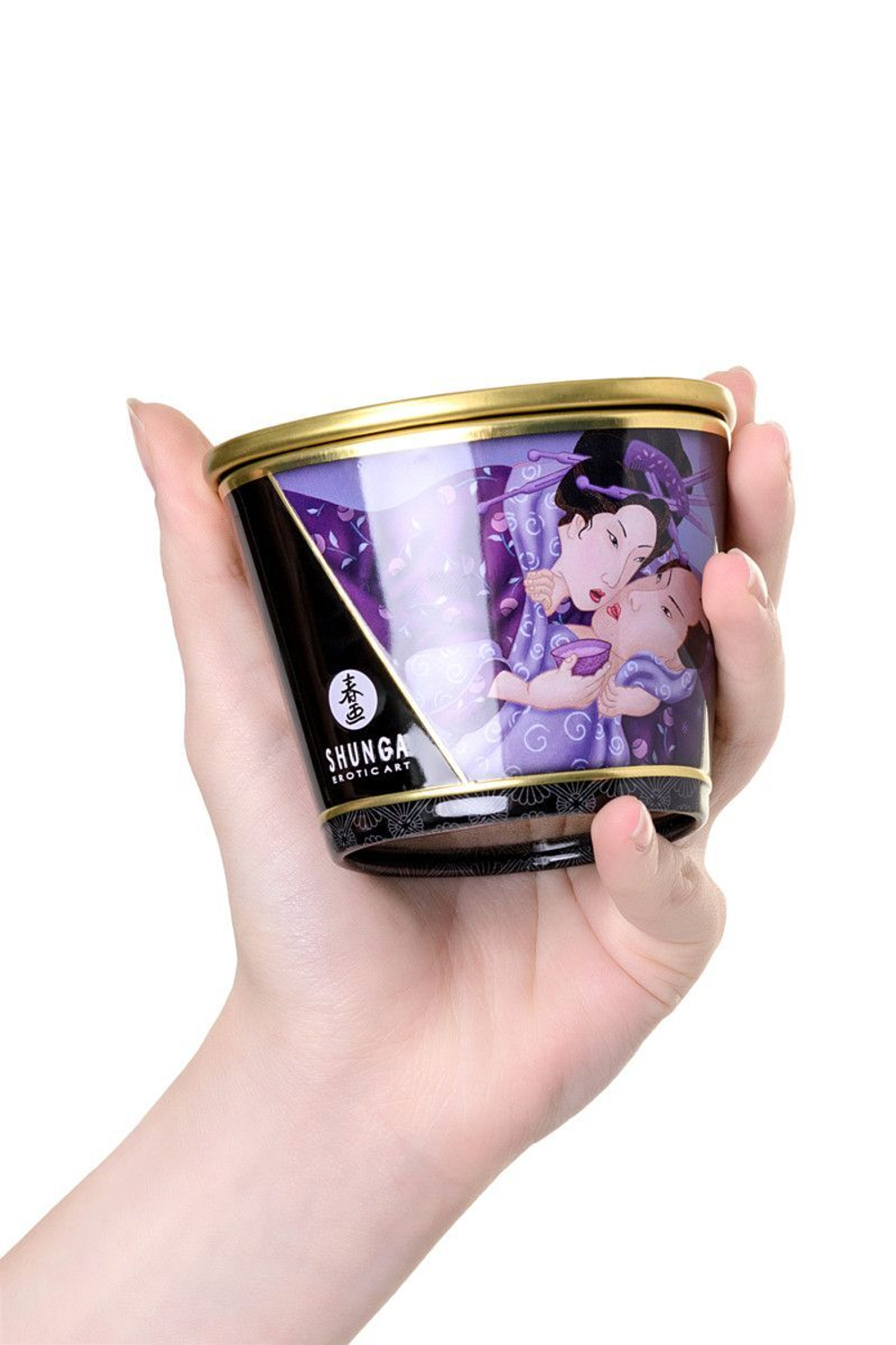 Массажная свеча shunga с ароматом