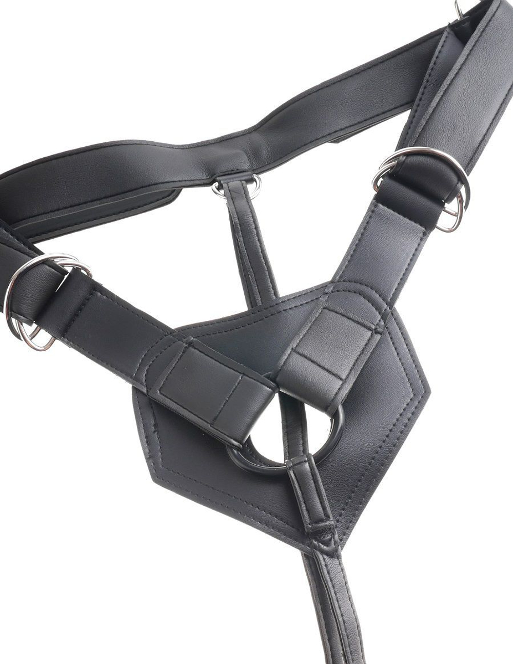 Страпон harness со съемной телесной насадкой king cock 9 - 22,9 см.