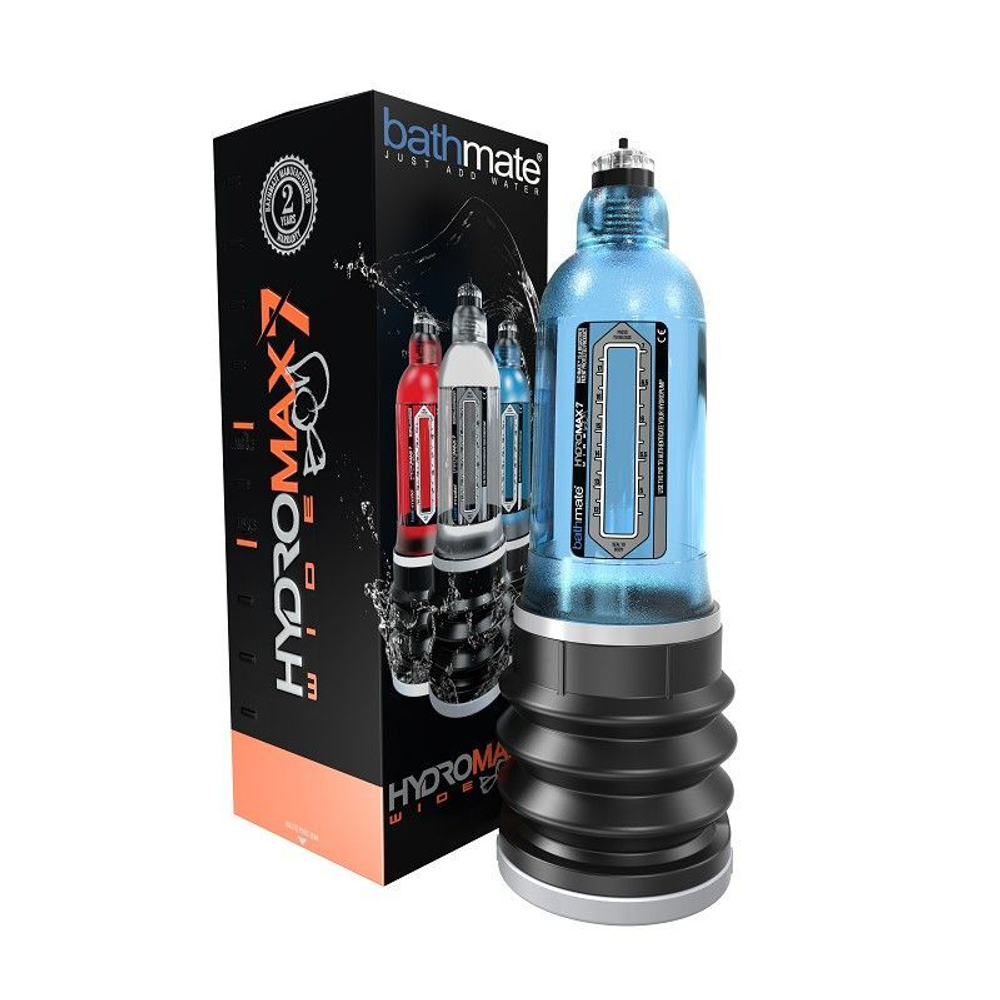Синяя гидропомпа hydromax7 wide boy