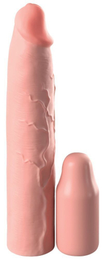 Телесная насадка-удлинитель 3 inch silicone mega x-tension - 22,9 см.