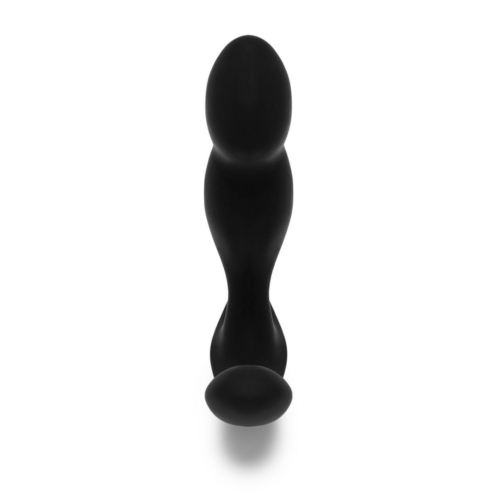 Черный утяжеленный анальный стимулятор rocker plug - 12 см.