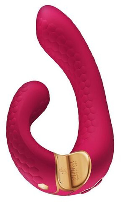 Гибкий вибростимулятор MIYO с двумя моторами - 18,5 см.