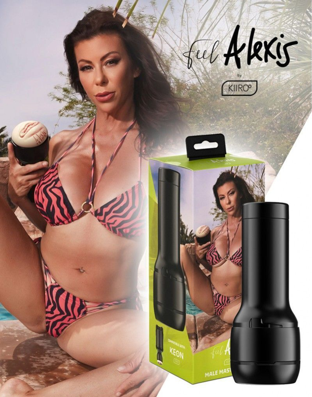 Реалистичный мастурбатор звездный опыт Alexis Fawx Kiiroo Stroker