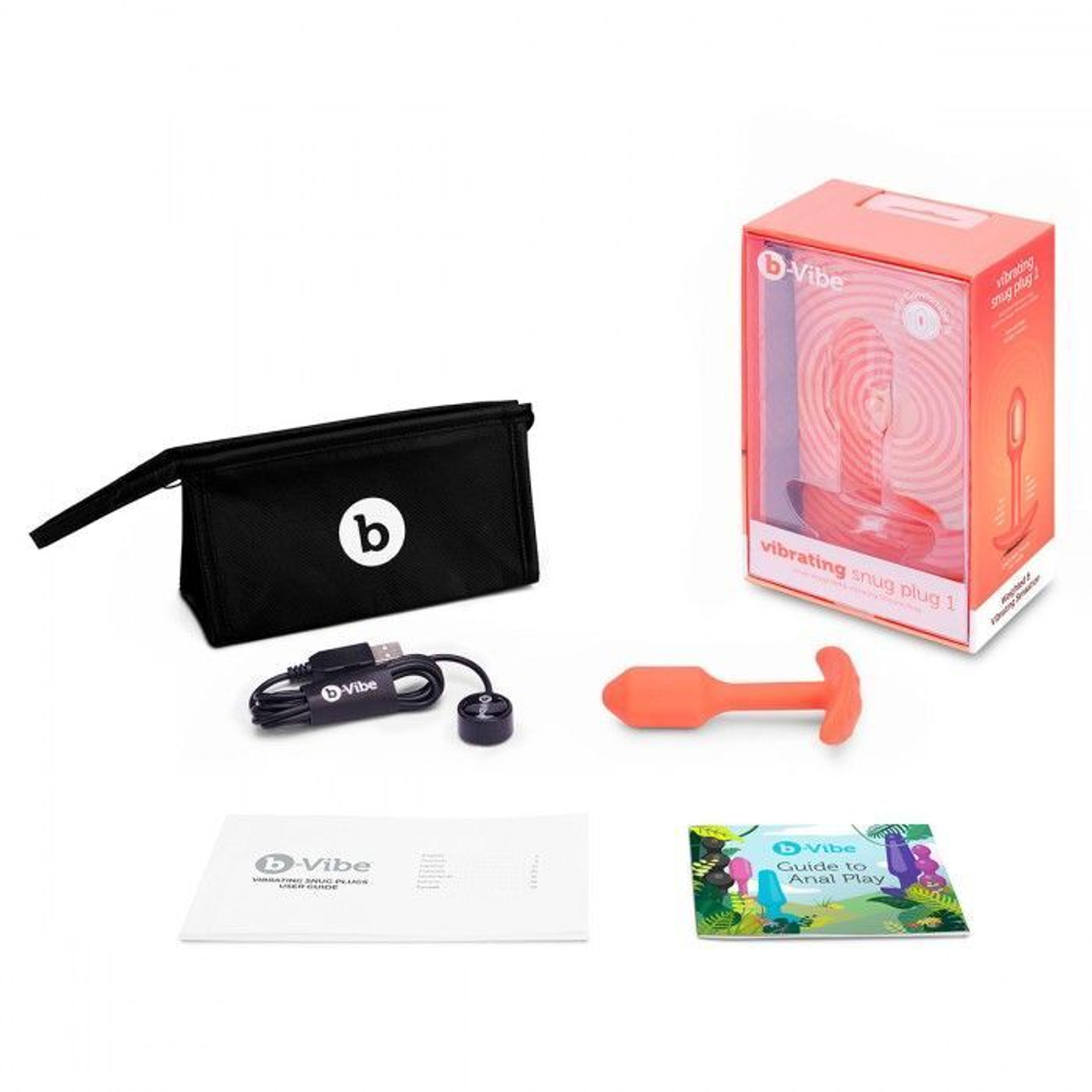 Вибропробка для ношения B-vibe Snug Plug
