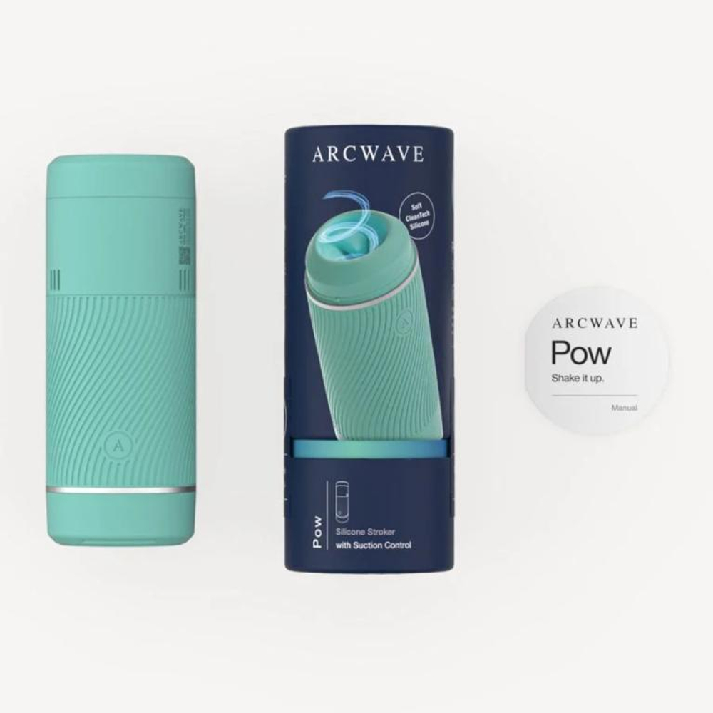 Мятный мастурбатор с эффектом всасывания Arcwave Pow