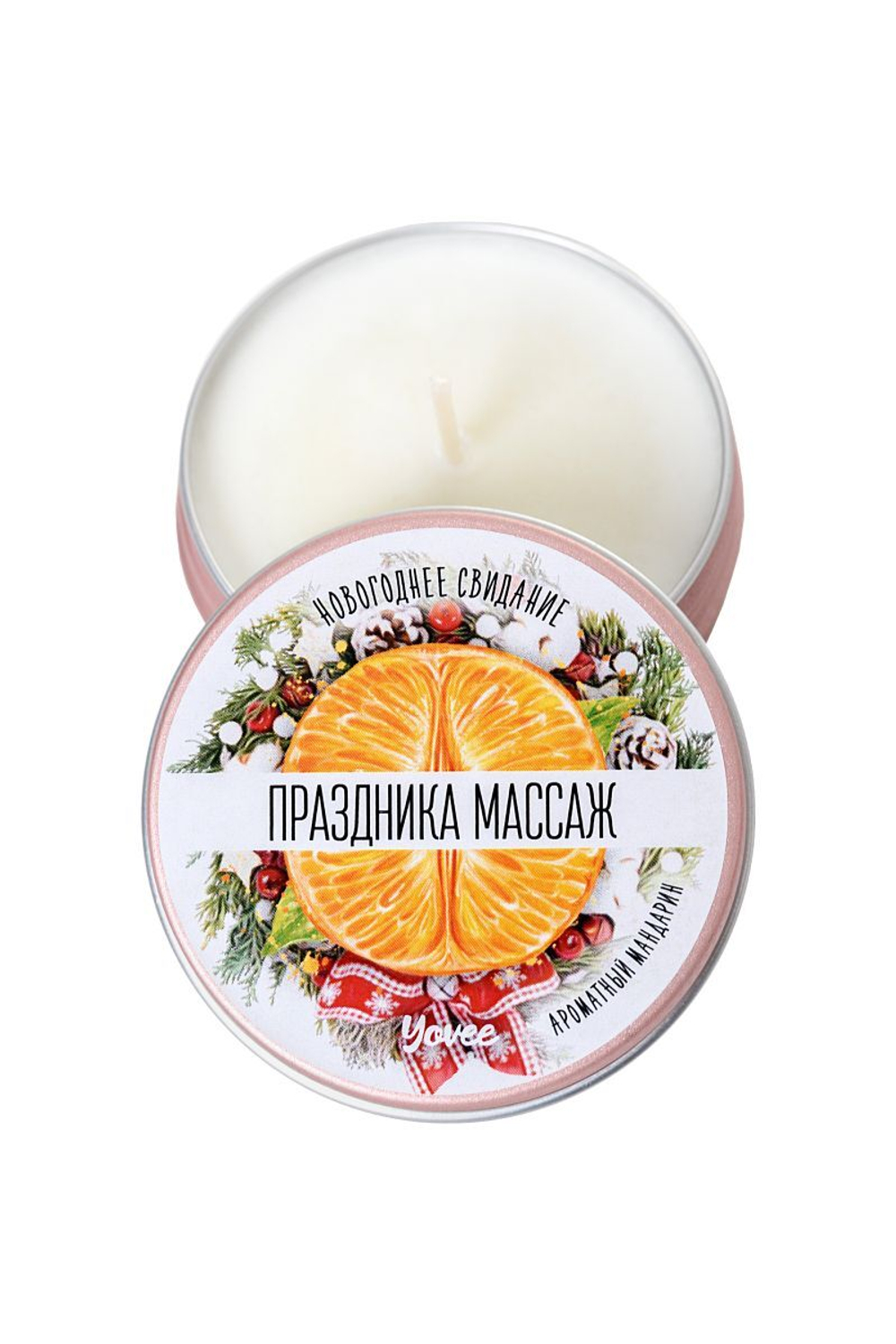 Массажная свеча toyfa с ароматом - 30 мл.