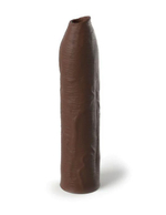 Насадка-удлинитель uncut silicone penis enhancer - 17,8 см.