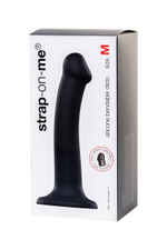 Черный фаллос на присоске silicone bendable dildo