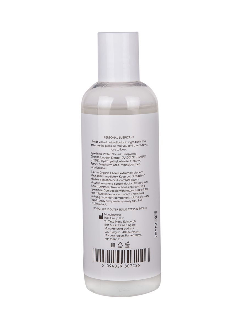 Интимная смазка на водной основе с пролонгирующим эффектом Oyo Personal Gel Menthol