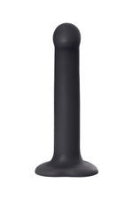 Черный фаллос на присоске silicone bendable dildo
