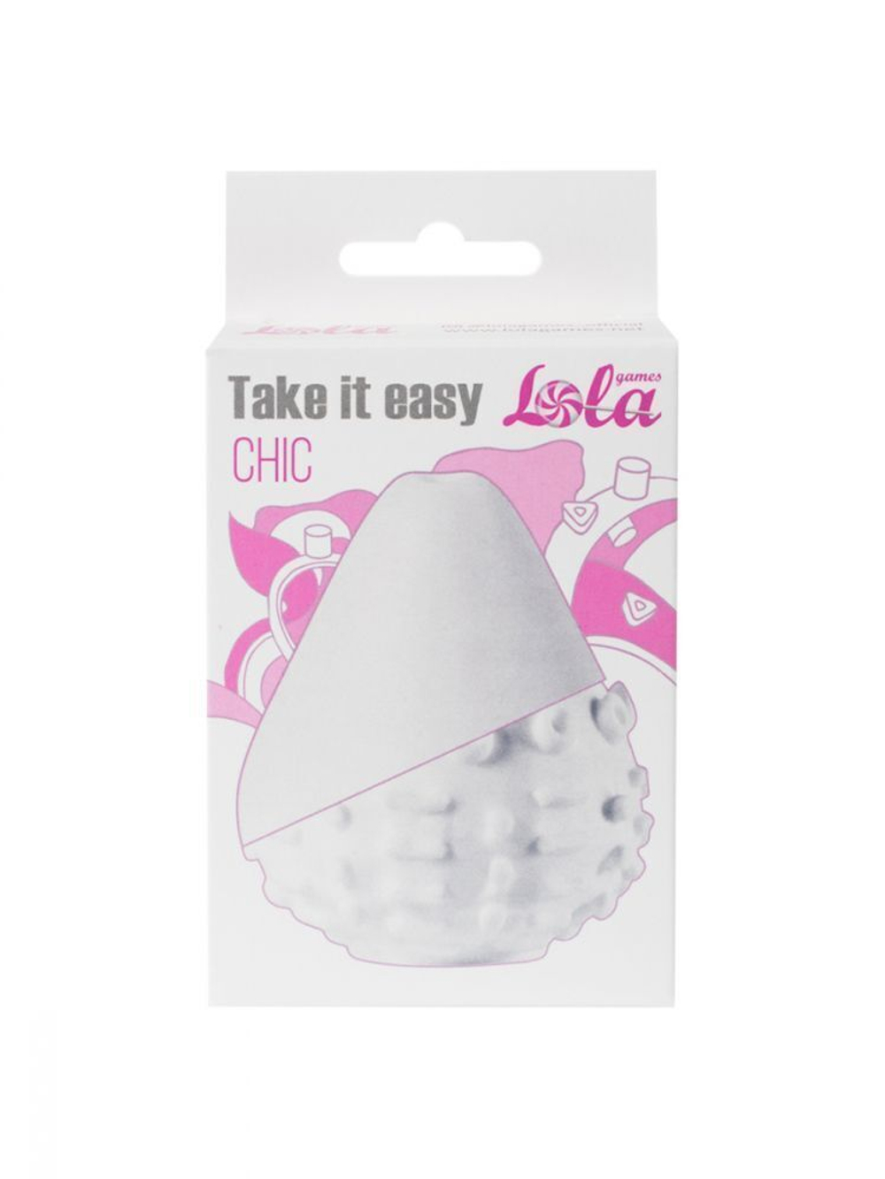 Элегантный нереалистичный мастурбатор-насадка Pure Chic