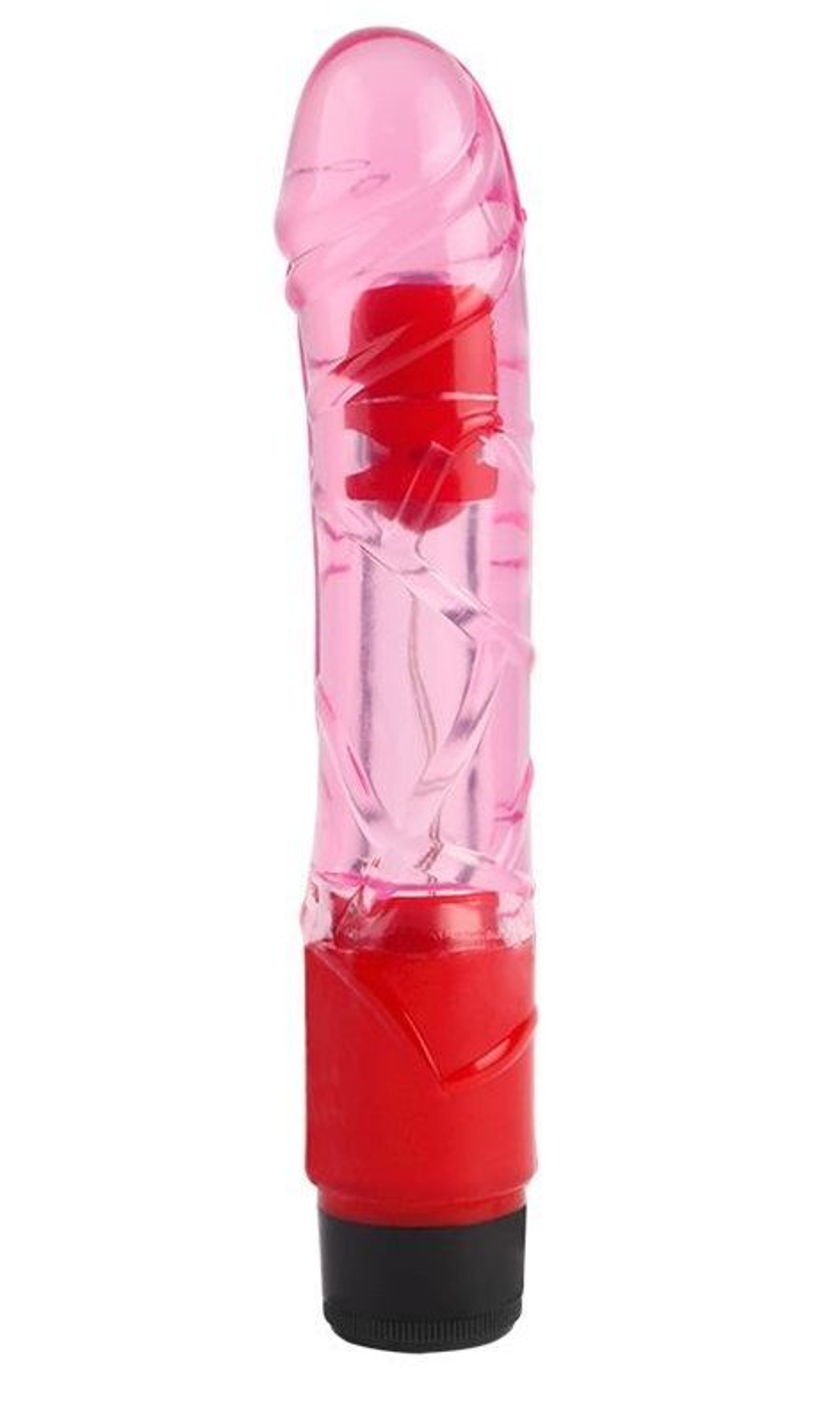 Розовый вибратор-реалистик 9 inch realistic vibe - 22,3 см.