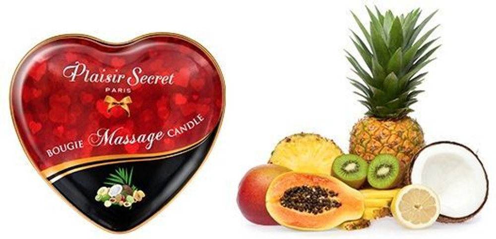 Массажная свеча plaisir secret bougie massage с ароматом