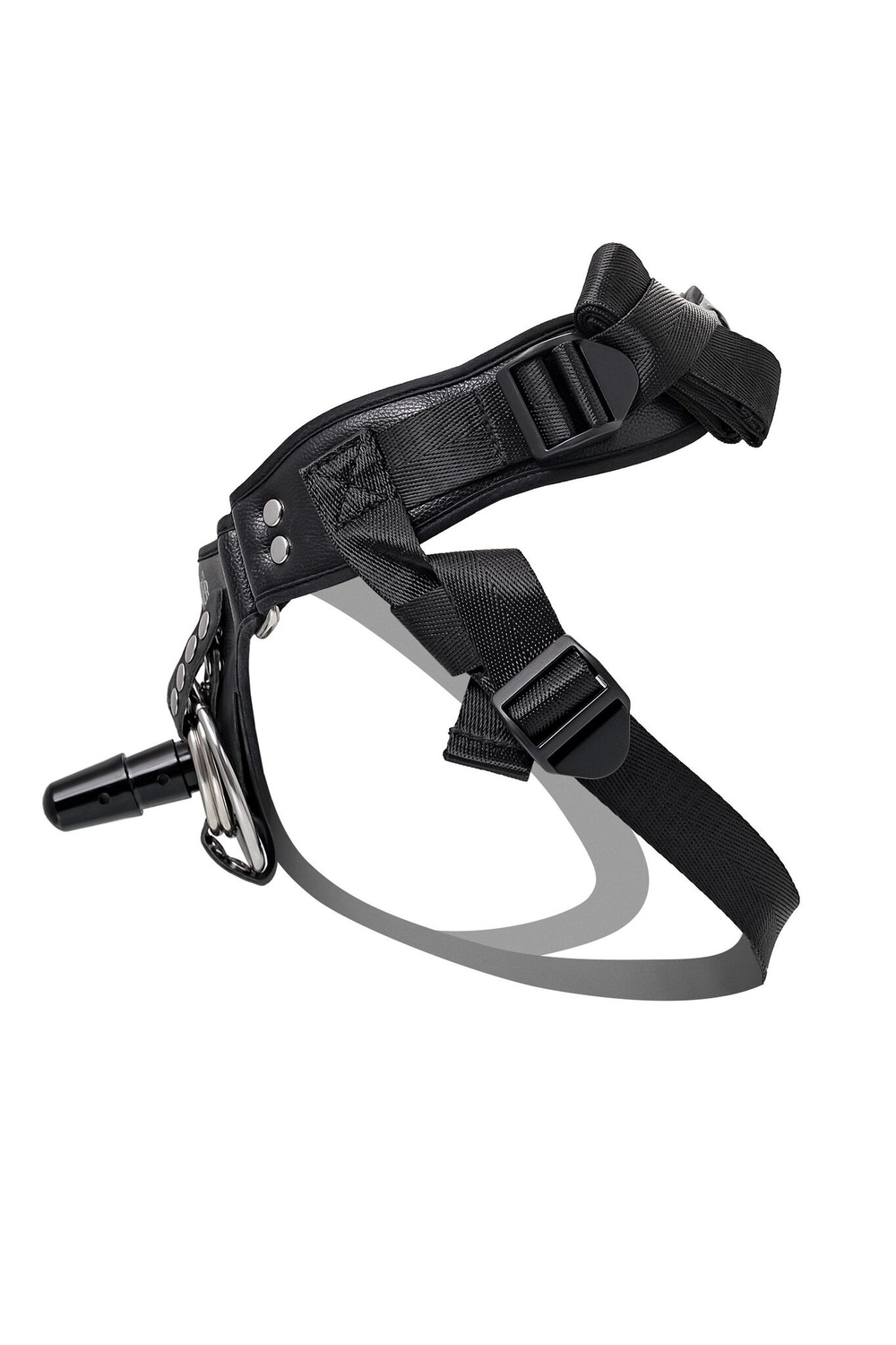 Черные трусики для страпона realstick caliber
