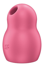 Малиновый вакуумный стимулятор клитора satisfyer pro to go 1