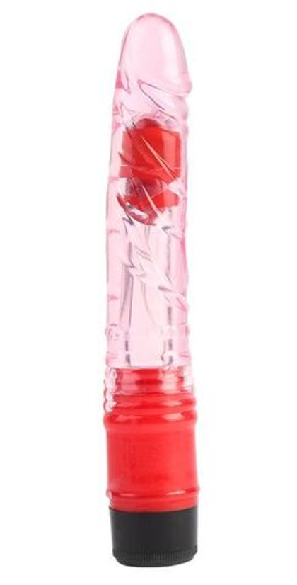 Розовый вибратор-реалистик 8.8 inch realistic vibe - 22,3 см.