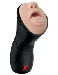 Мастурбатор-ротик deep throat vibrating stroker